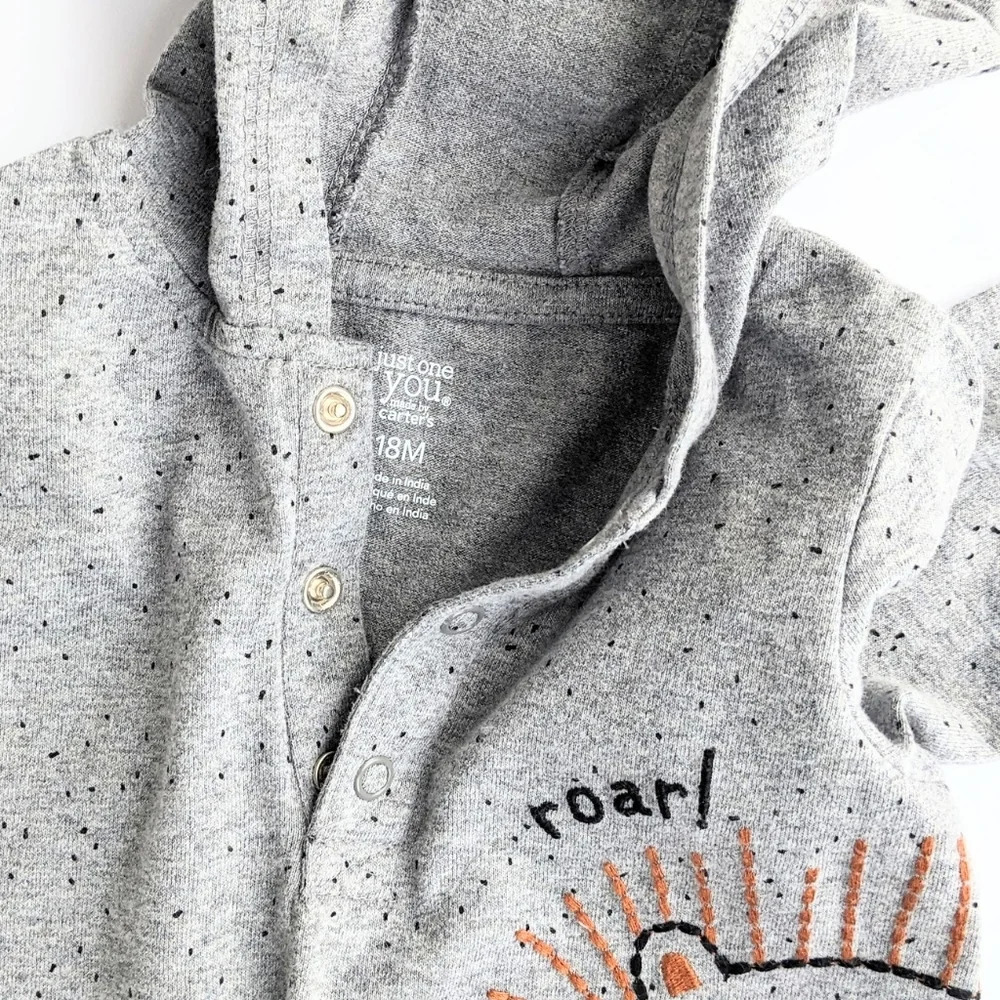 Carter's Hoodie Romper - Picture 4 of 8